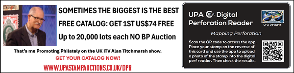 Sometimes the biggest is the best: free catalog from Universal Philatelic Auctions