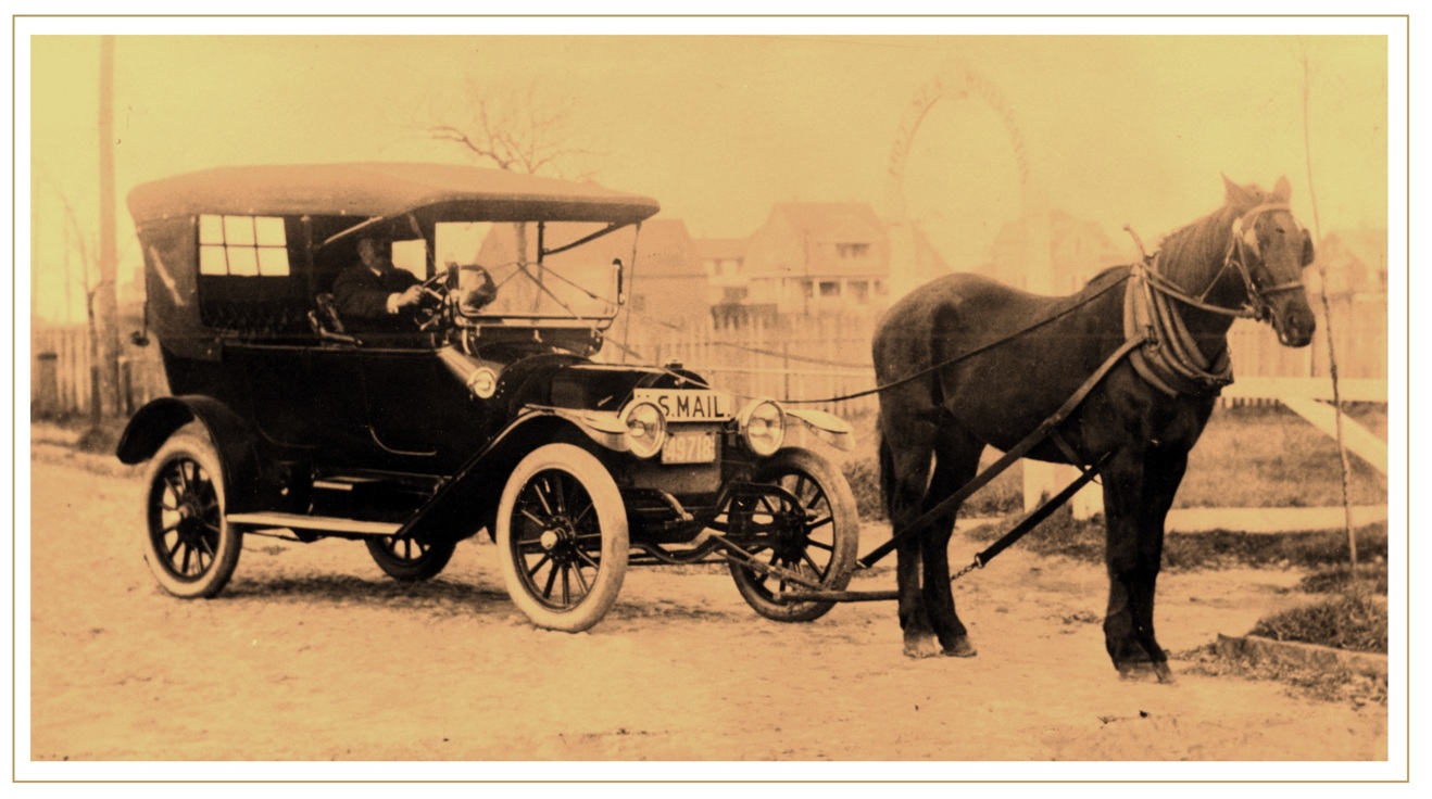 Horse_drawn_US_Mail_car tinted framed samll Horse_drawn_US_Mail_car tinted framed samll