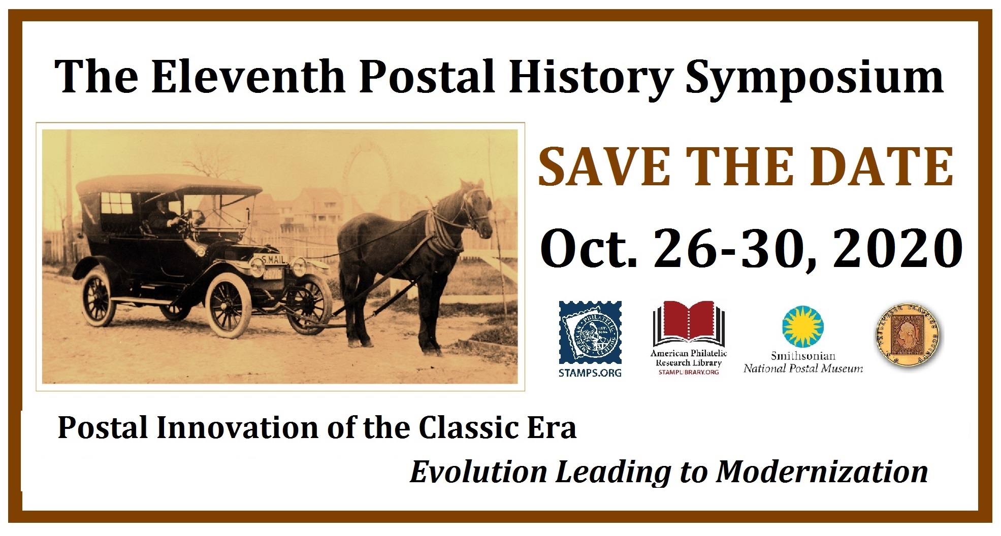 Postal History Symposium Banner