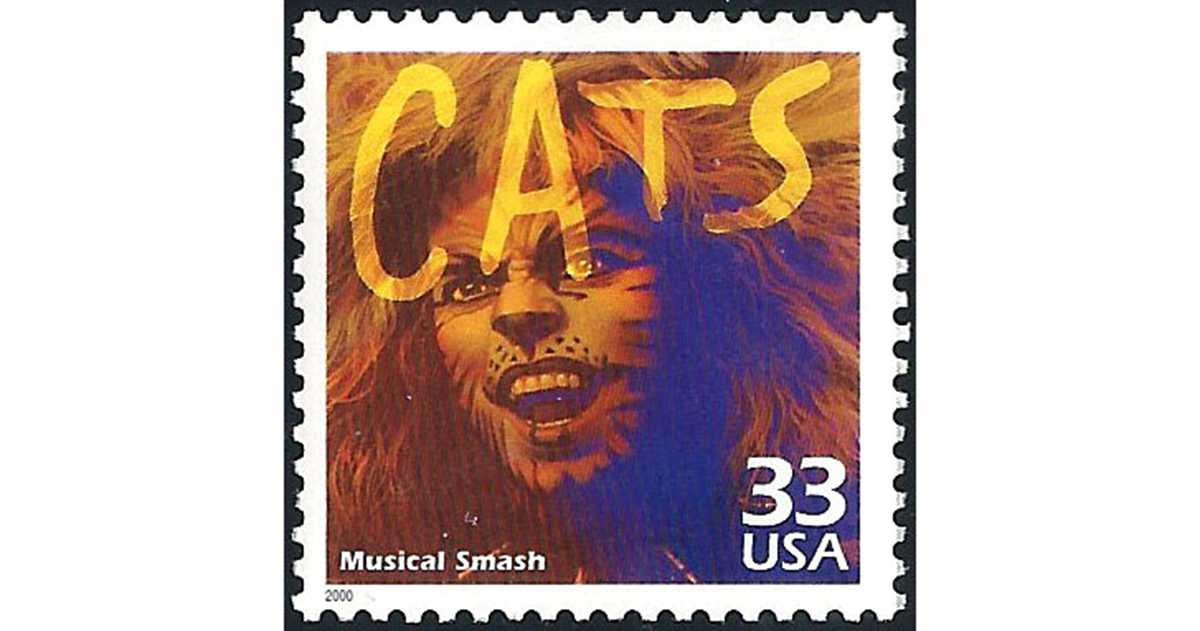 Cats movie brings back "Memories" of purr-fect stamps